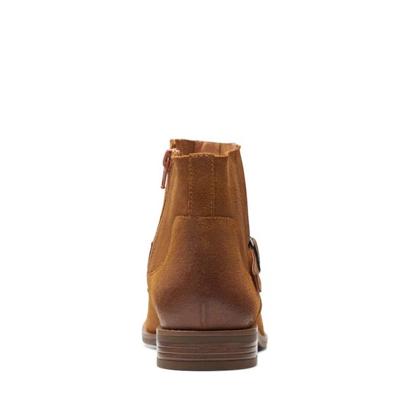 NWT Clarks Camzin Loop Ankle Boot | Size: 11 | Style: TAN SUEDE - Picture 5 of 11